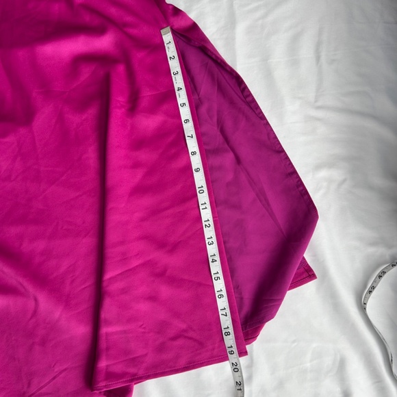 NWT Lulus Feeling Sensational Hot Pink and Magenta Color Block Midi Dress sz S - Picture 13 of 13